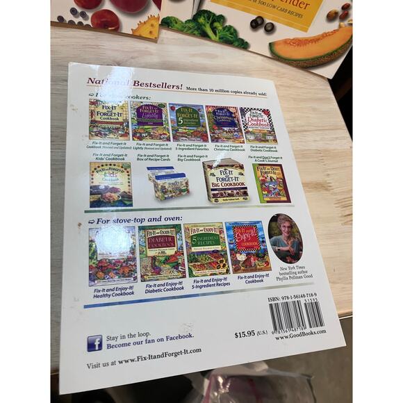 LOW CARB Healthy Cookbooks Lot of (3) RECIPES 15 Minute, 500, Fix it Forget It - Picture 6 of 8